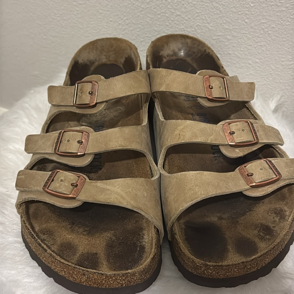 Birkenstock Three-Strap Comfort Footbed Slide Sandal - Florida - Picture 3 of 6